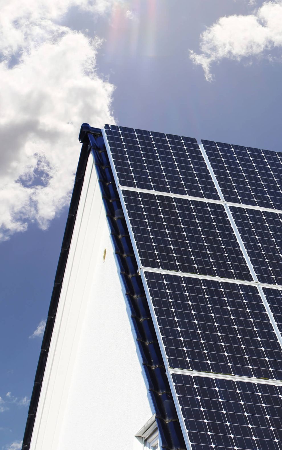 Photovoltaikanlagen auf einem Hausdach